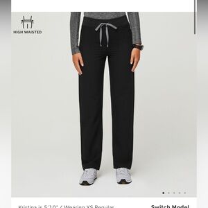 Figs Livingston high waisted scrub pant.